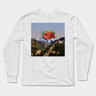 Roseway Funiculaire - Surreal/Collage Art Long Sleeve T-Shirt